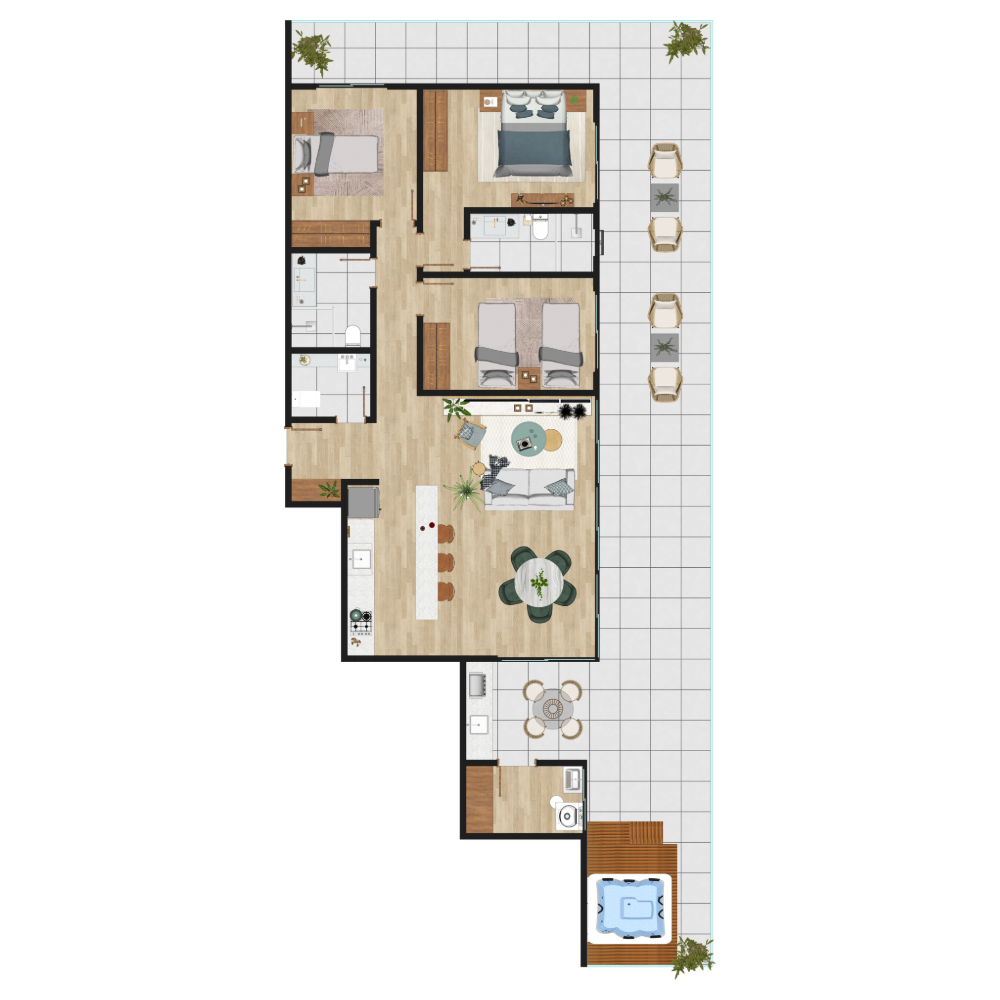 Planta humanizada