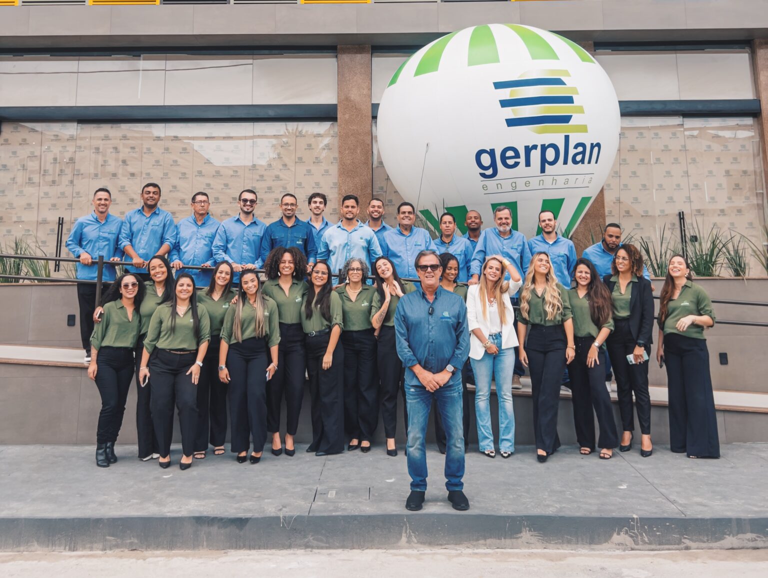 Equipe Gerplan na entrega do Sole Mio